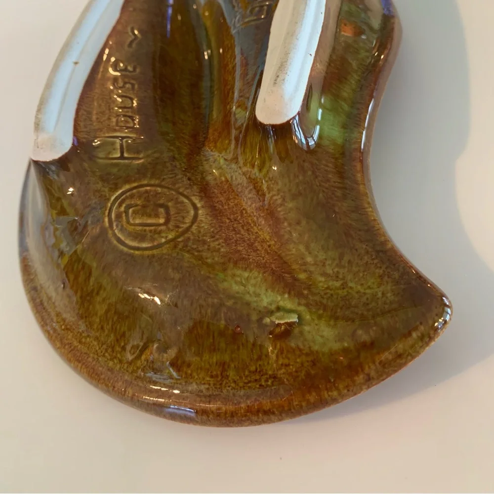 MCM HOUSE Gregory Ceramic Ashtray Mid-century Modern Excellent cond. NO chips - Picture 8 of 9